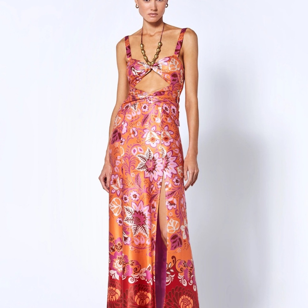ALEXIS Nisa Dress in Orange Blossom